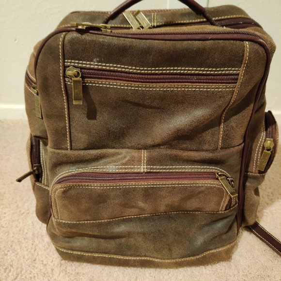 Claire Chase Executive Backpack - Distressed Brown - Picture 3 of 3